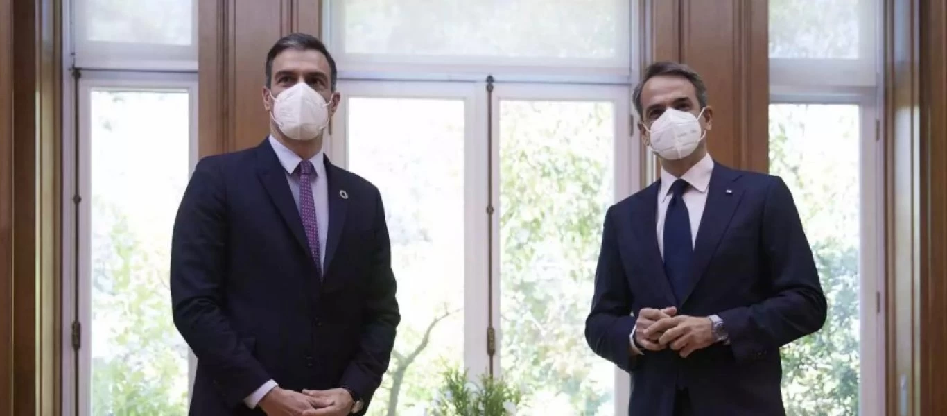 Κοινές δηλώσεις Κ.Μητσοτάκη - Π.Σάντσεθ: «Οι σύμμαχοί μας σε Ε.Ε. και ΝΑΤΟ απορρίπτουν τις προκλήσεις της Άγκυρας»